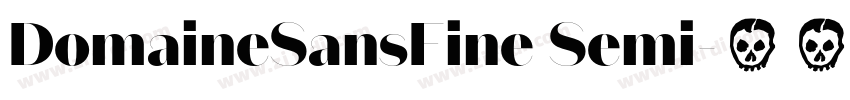 DomaineSansFine Semi字体转换 DomaineSansFine Semi字体转换